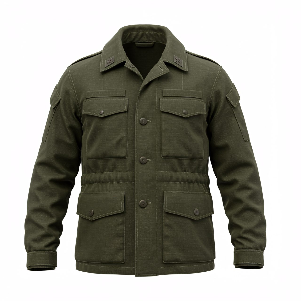 olive green jacket