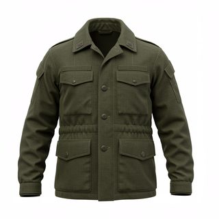 olive green jacket