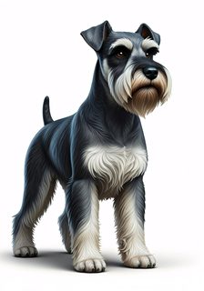schnauzer dog portrait