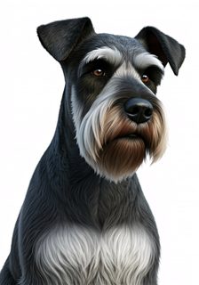 schnauzer dog portrait