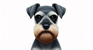 schnauzer dog portrait