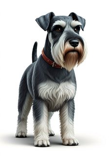 miniature schnauzer portrait