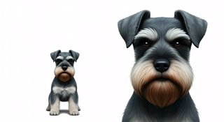 miniature schnauzer portrait