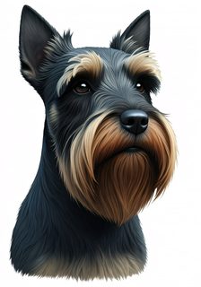miniature schnauzer portrait