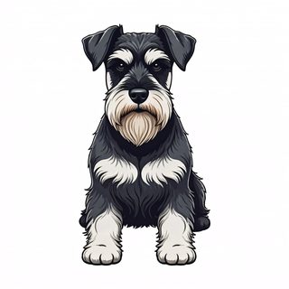 schnauzer dog portrait