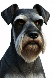 schnauzer dog portrait