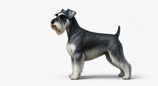 schnauzer profile dog