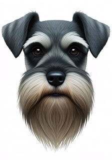 schnauzer portrait