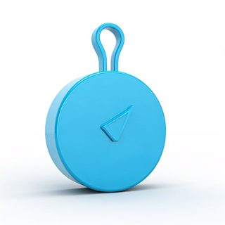 blue compass icon