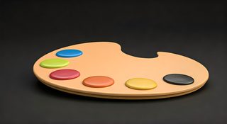 3d paint palette