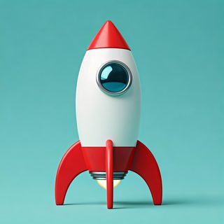 3d space rocket