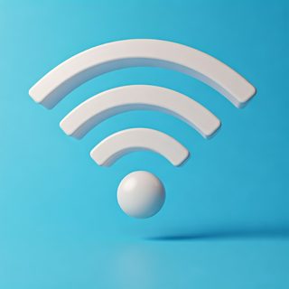 3d wifi icon