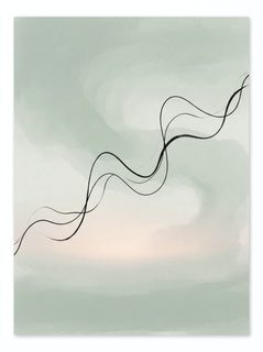 abstract watercolor waves