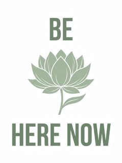 lotus mindfulness poster
