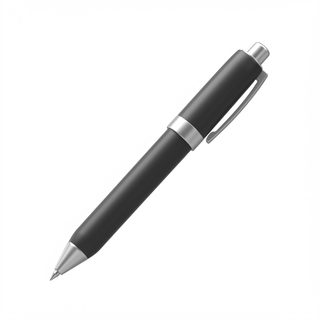black ballpoint pen