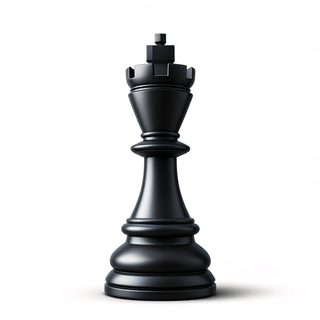 black chess king