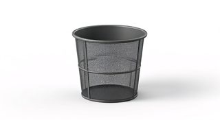 black mesh bin