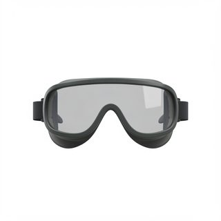 black ski goggles