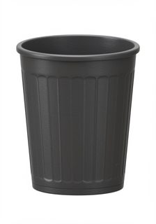 charcoal gray wastebasket