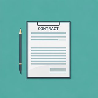 contract document illustration