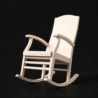 cream-rocking-chair