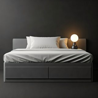 modern platform bed