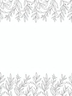 Leafy Border Illustration