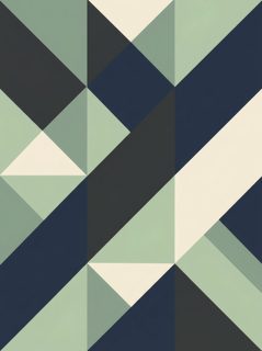 geometric green pattern