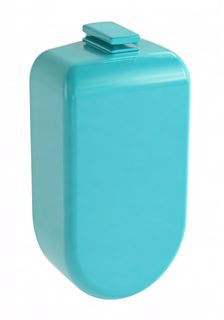 cyan glossy object