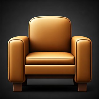leather lounge chair