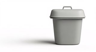 gray-waste-bin