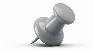 grey push pin