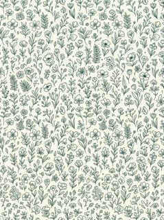 botanical line pattern