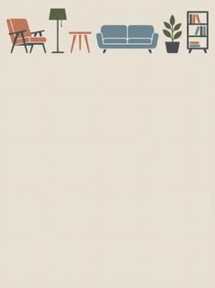 living room furniture border