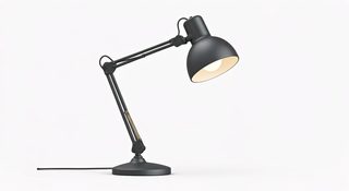 black adjustable lamp