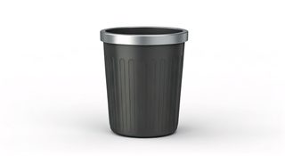 modern waste bin