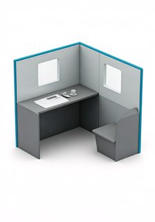 modern office cubicle