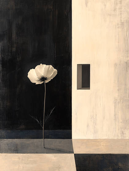 Minimalist Poppy Abstraction