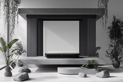 Minimalist Product Display with Plants