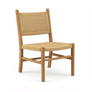 woven wood chair