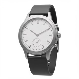 minimalist silver watch