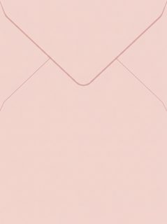 soft pink envelope