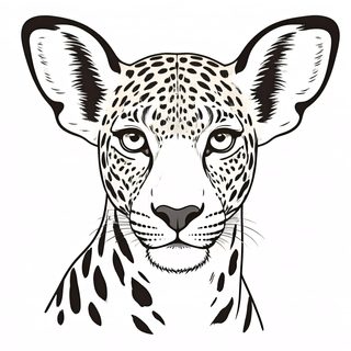 leopard-head-illustration