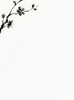 ink plum blossom