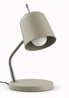 taupe desk lamp