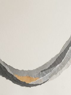 torn paper art