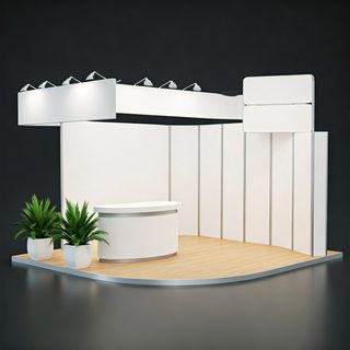 blank trade booth