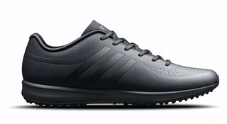 black athletic shoe