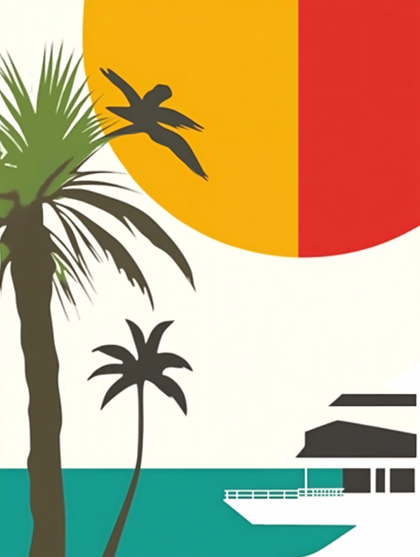 Minimalist Tropical Coast