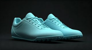 turquoise sports shoes